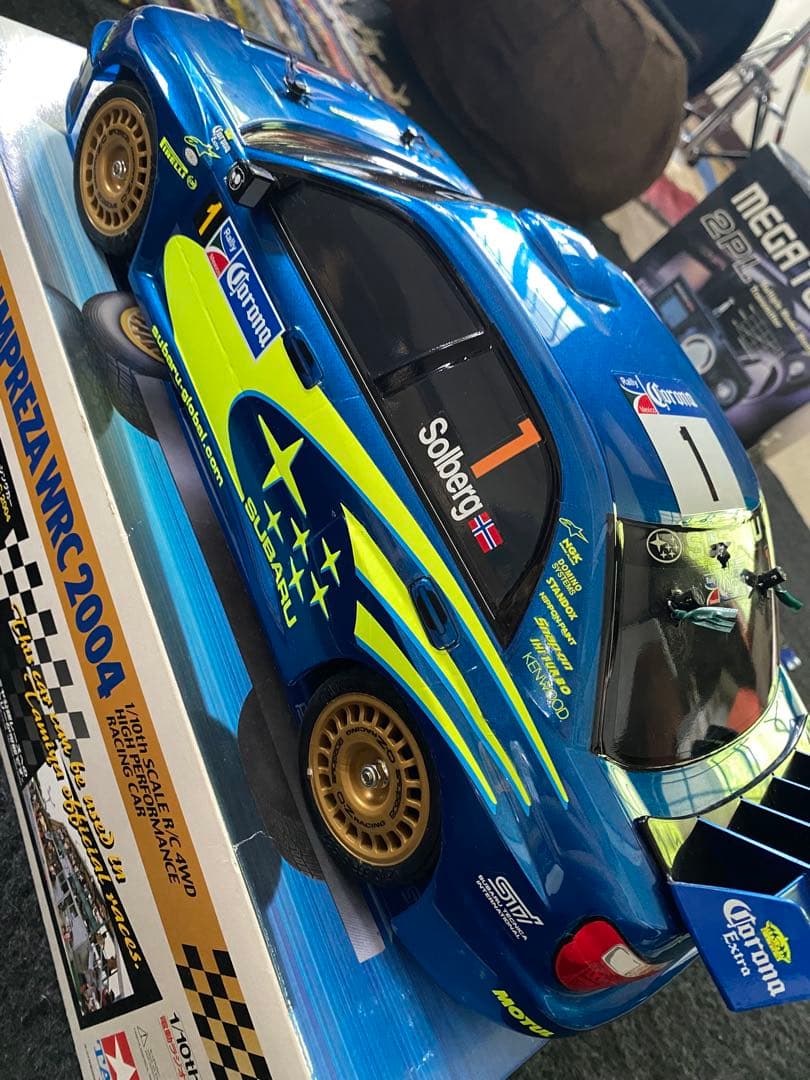 TAMIYA 電動RC スバルインプレッサWRC2004、フタバのプロポセット TAMIYA 電動RC スバルインプレッサWRC2004、フタバのプロポセット