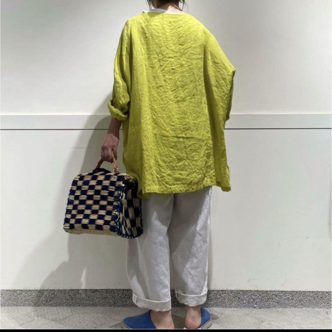 新品 journal standard luxe エアリネンボートネックブラウス