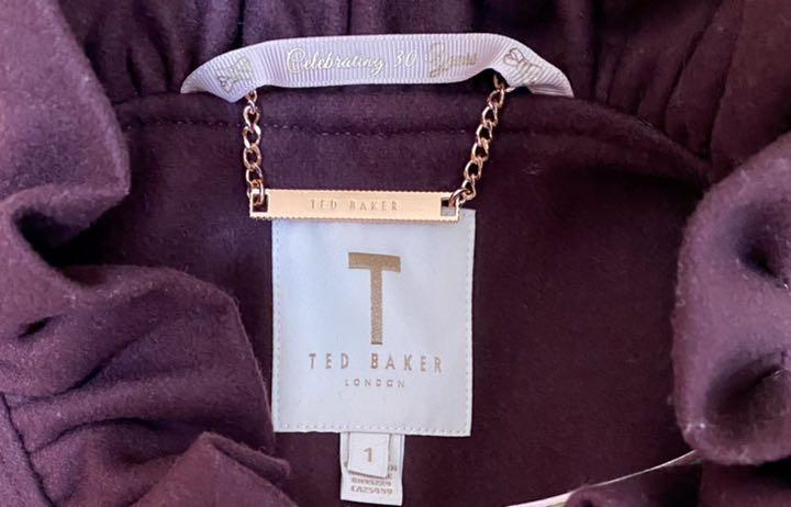 高評価低価 テッドベイカー Ted Baker サイズ1 ダブルチャック ウールコート 0ZYxv-m18926961573 新作品質保証