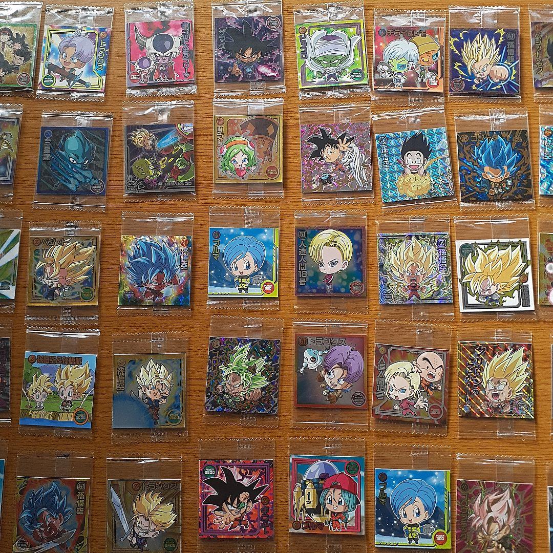 ドラゴンボール ウエハースシール117枚、ファイル付き