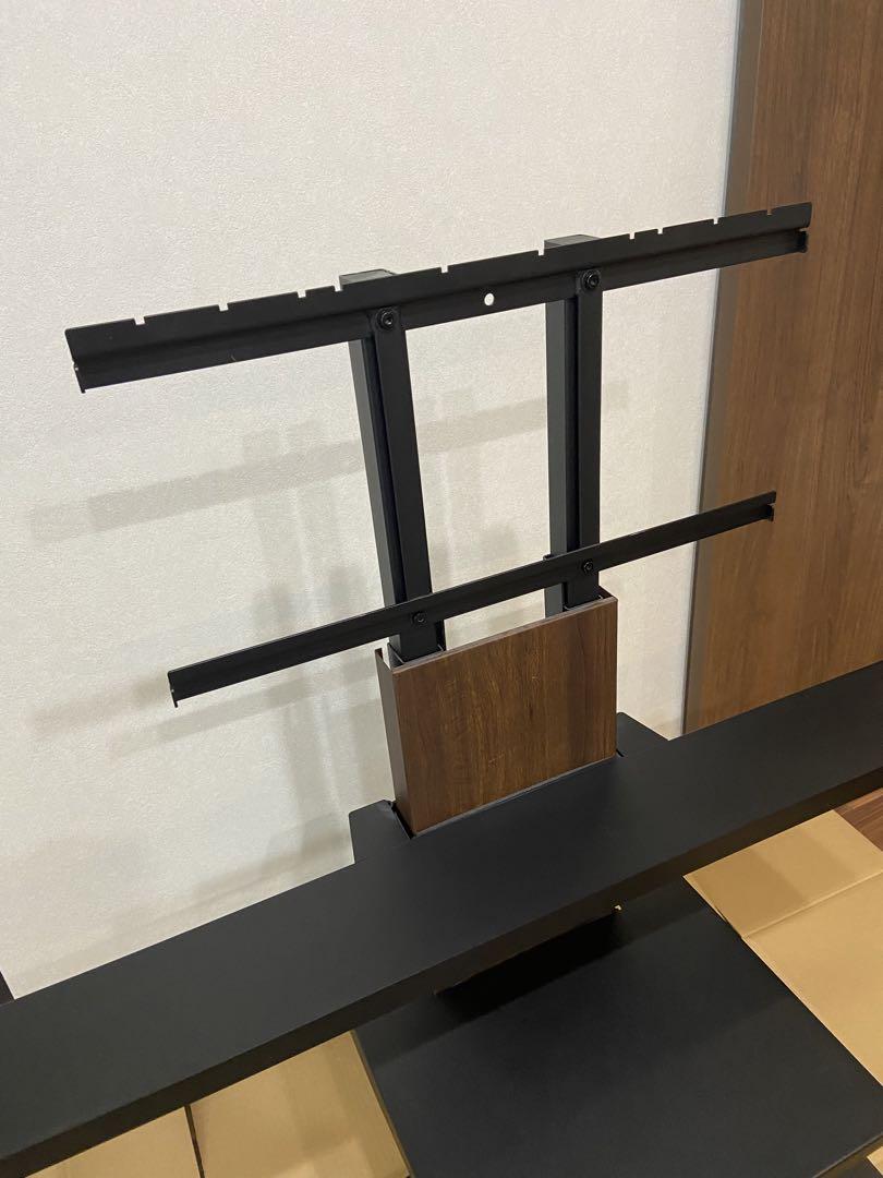 テレビスタンド　EQUALS スピーカースタンド+棚板つき