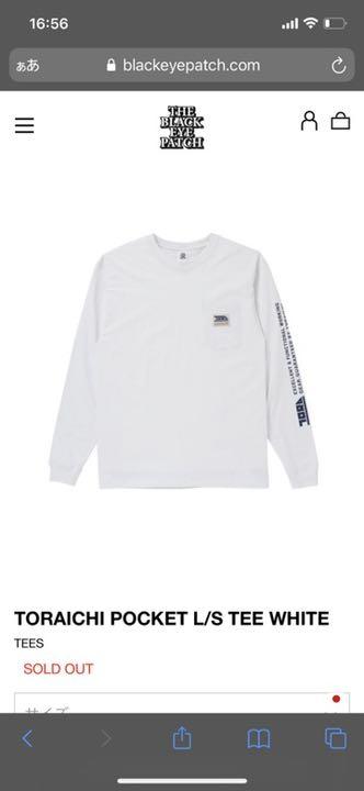 THE BLACK EYE PATCH ホワイトTシャツ THE BLACK EYE PATCH ホワイト Tシャツ L - トップス新 デザイン