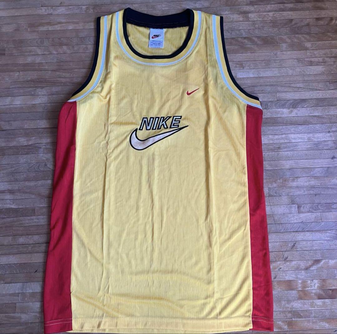 ナイキ NIKE タンクトップ ノースリーブ 刺繍 90s レア トレーニング