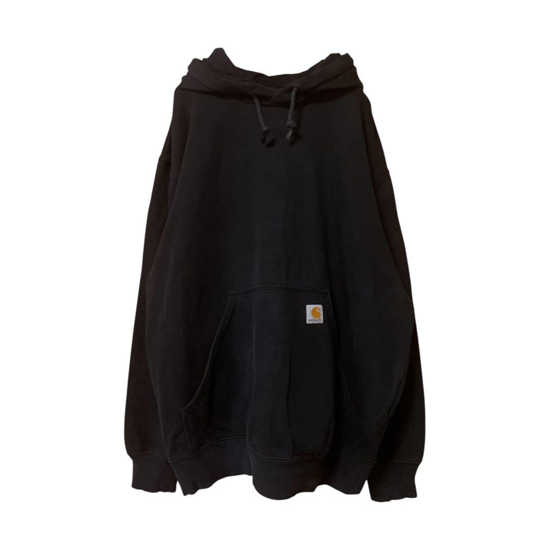 Carhartt フードパーカー カーハート スウェット プルオーバー 古着 L