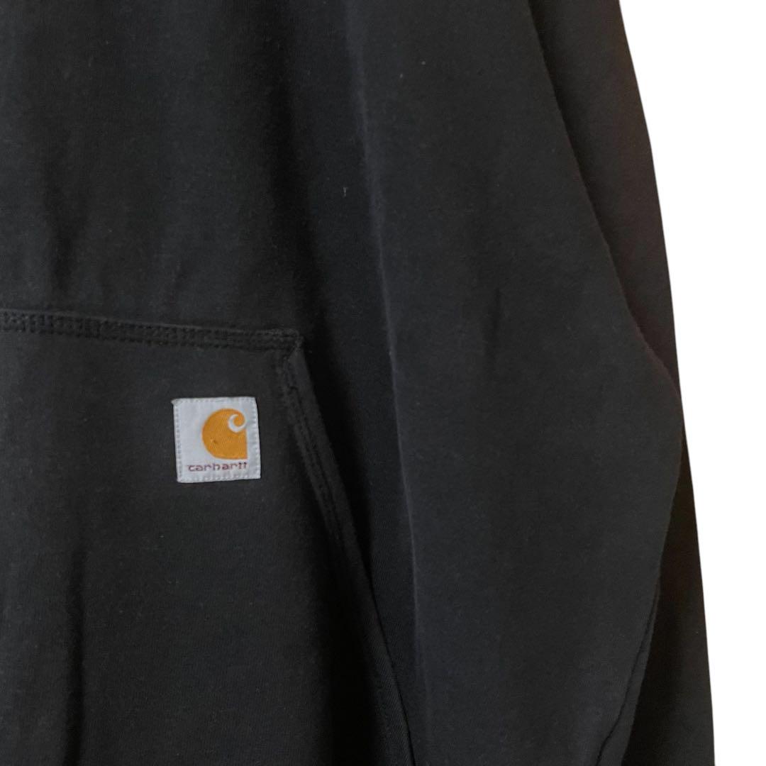 Carhartt フードパーカー カーハート スウェット プルオーバー 古着 L