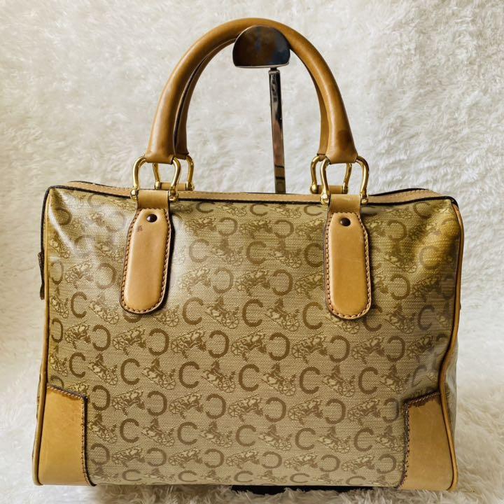 通販特価 CELINE 馬車柄 Cマカダム レザー×PVC JCMK6-m18931293431 セリーヌ ハンドバッグ 爆買い格安