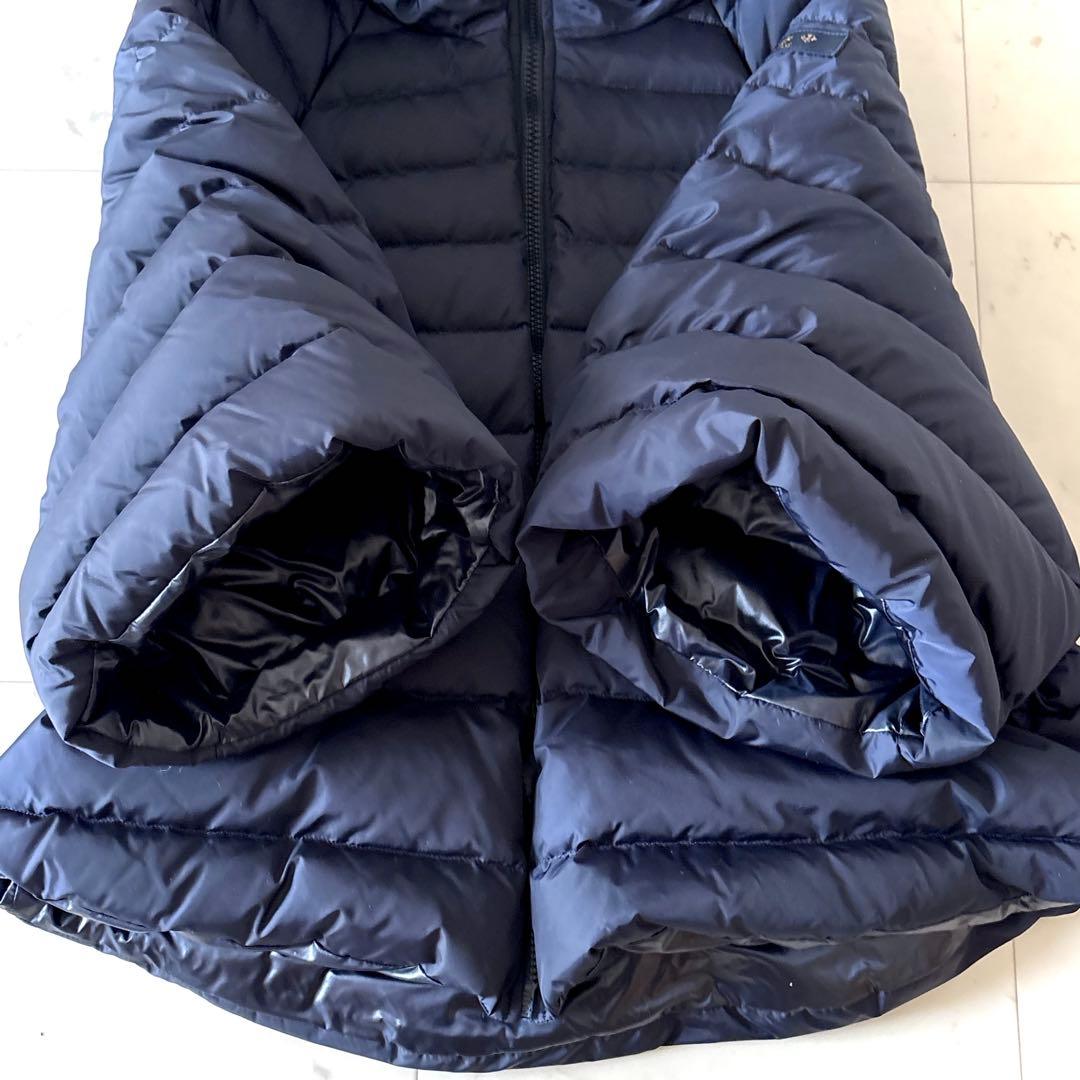 美品 タトラス マーレ ポンチョ ダウン ネイビー ラクーンファー 大きいサイズ 美品 タトラス マーレ ポンチョ ダウン ネイビー ラクーンファー 大きいサイズ