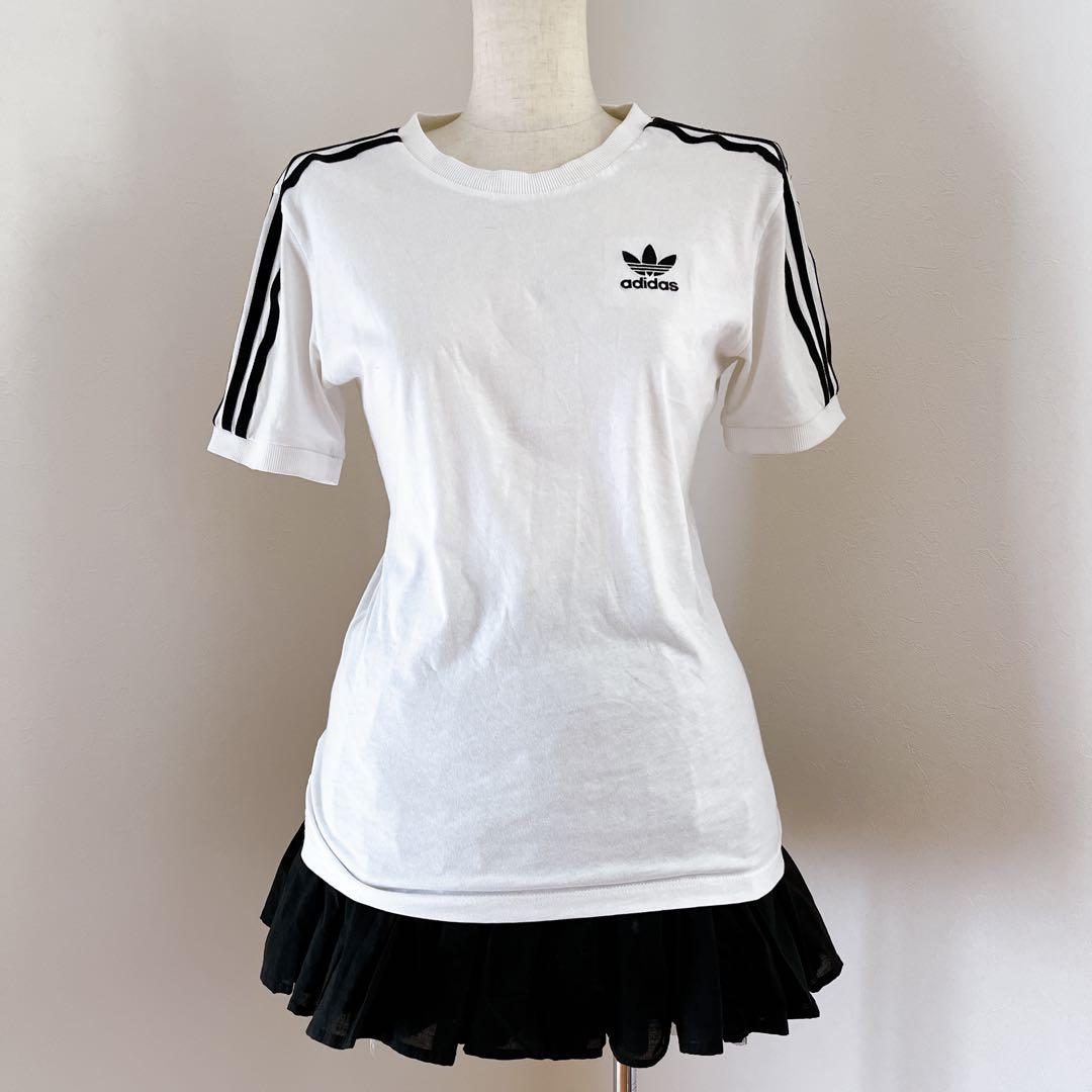 【y2k 00s】adidasアディダス　ロゴt ピチt平成ギャル　マクブリング y2k 00s】adidasアディダス ピチtロゴt 平成ギャル マクブリング
