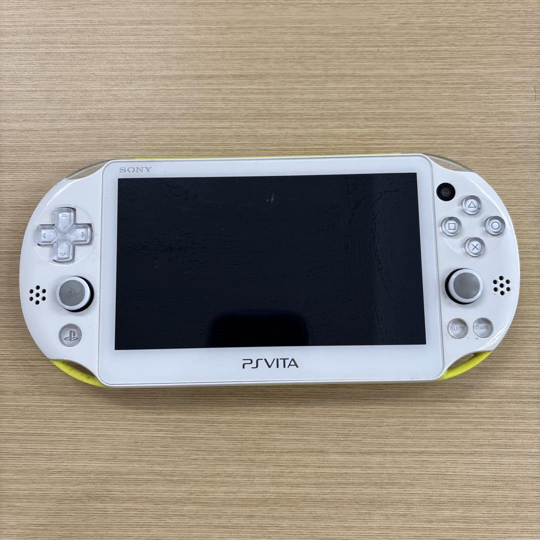 【ジャンク品】PS Vita PCH-2000 ホワイト/イエロー