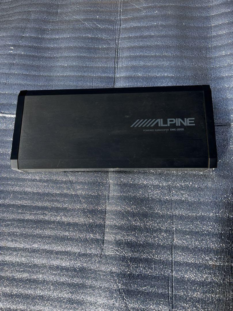 ALPINE SWE-2200 サブウーファー アルパイン