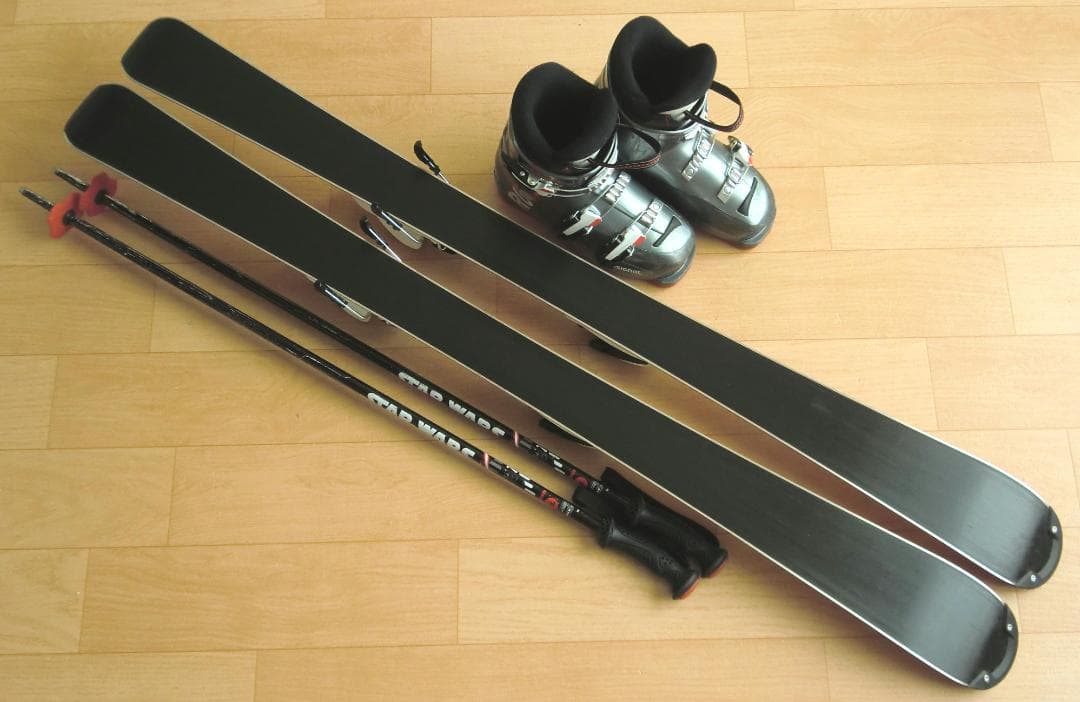 □□送料無料□ノルディカ□子供用スキー4点セット□120/22.5□WAX済