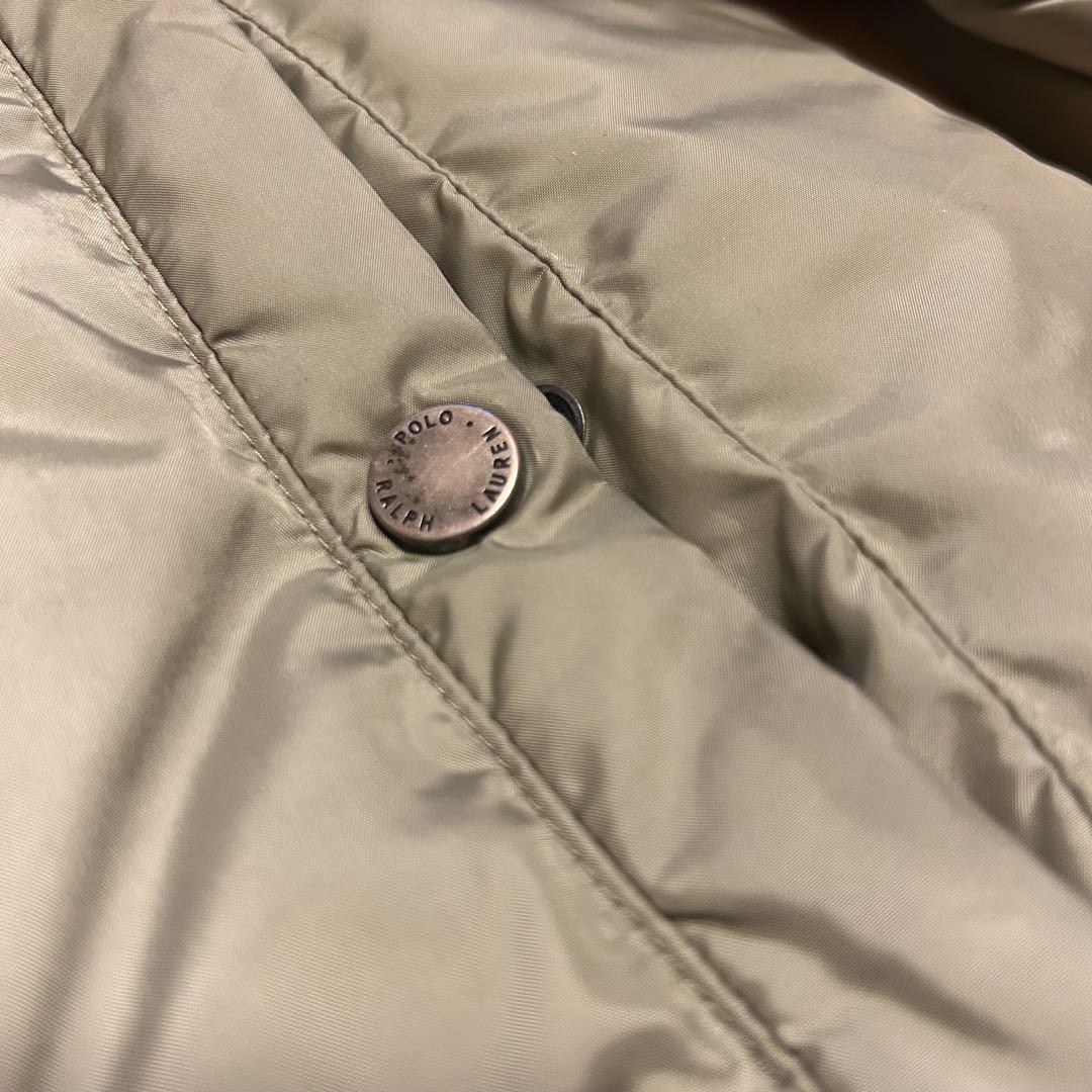 名作 激レア90s Ralph Lauren square 中綿 jacket