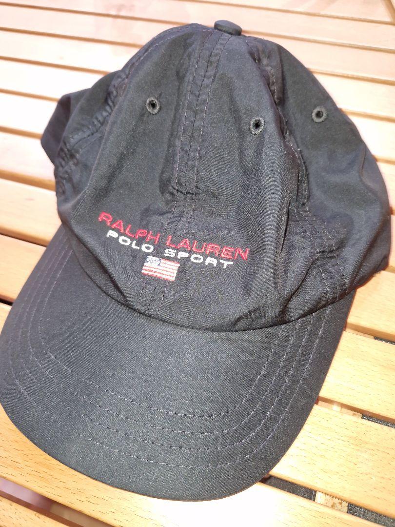Ralph Lauren Polo Sport キャップ 黒 - メルカリ