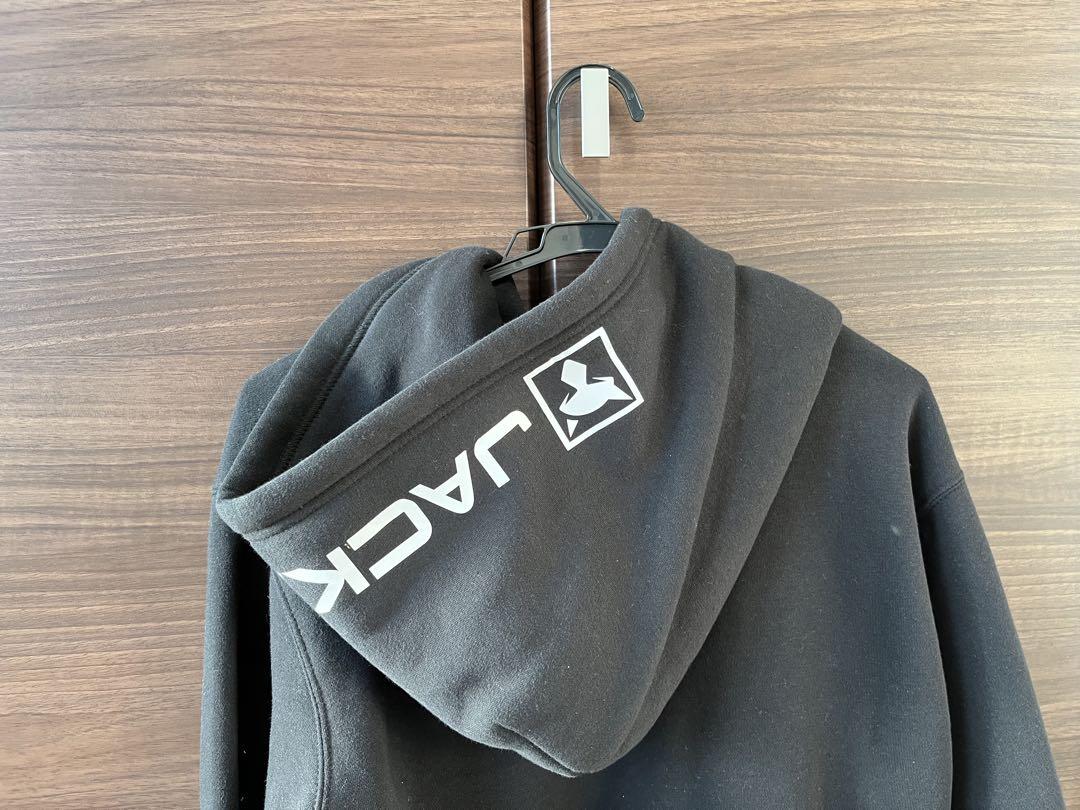 JACKALL ブラックパーカー Mサイズ　ジャッカル
