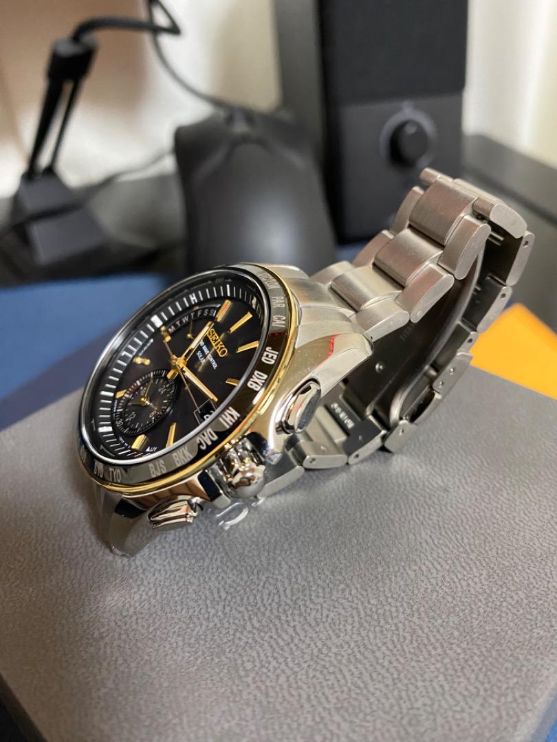 セイコー 電波ソーラー ブライツ フライトエキスパート TITANIUM