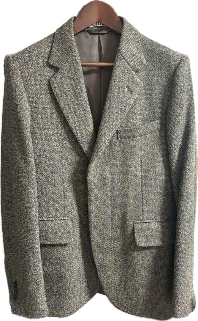 AURALEE BRITISH WOOL TWEED OVER JACKET - メルカリ AURALEE BRITISH WOOL TWEED OVER JACKET - メルカリ