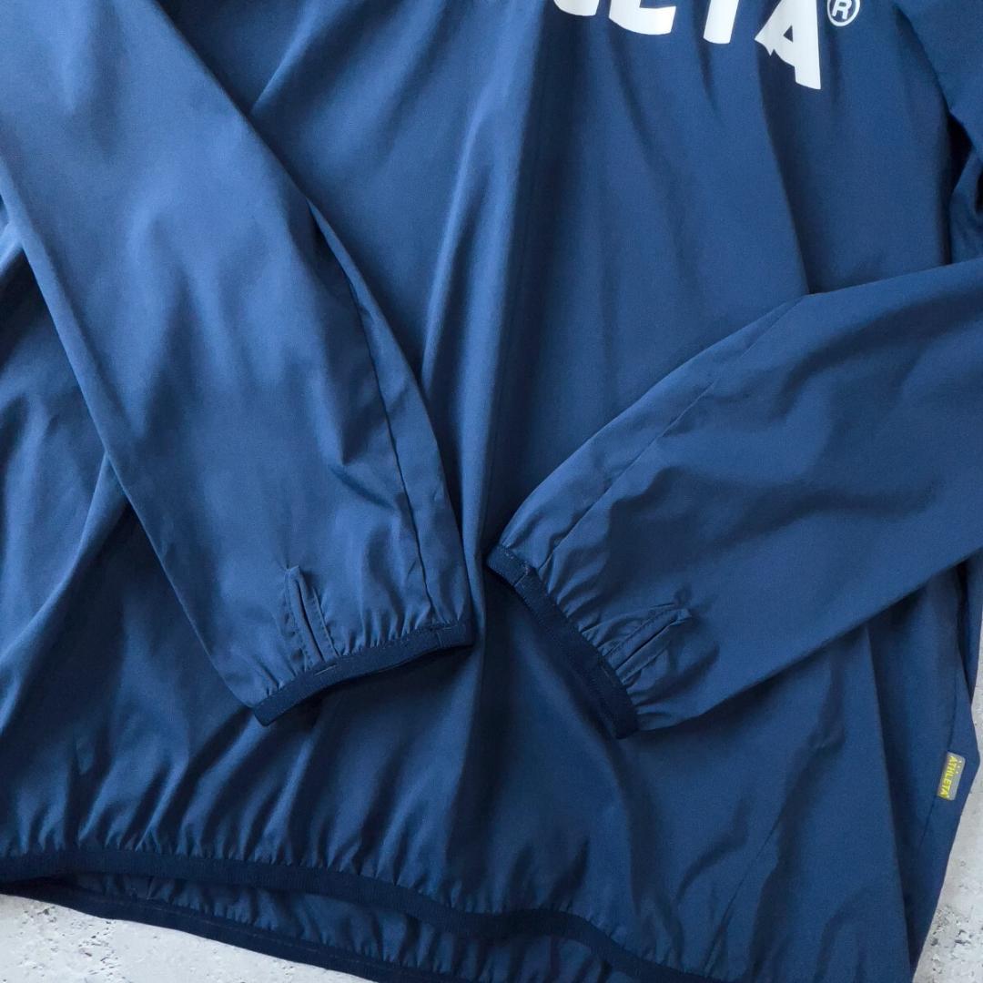 アスレタ ATHLETA メンズ L ネイビー フード付き ウインド