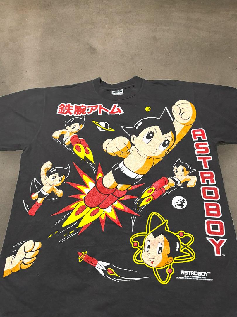 90s 【Astro Boy】All over design T-shirts 画像4