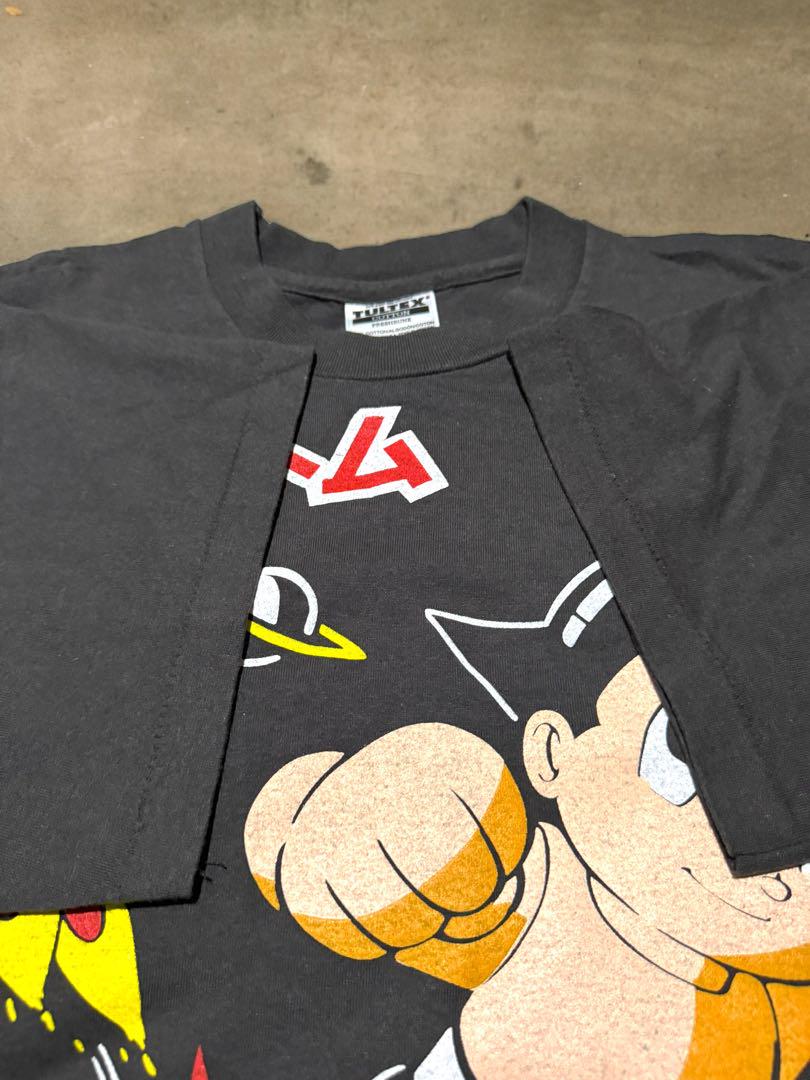 90s 【Astro Boy】All over design T-shirts 画像6