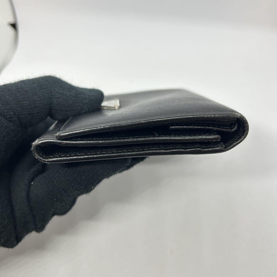PRADA　プラダ　サフィアーノ　M176A　トライアングルロゴ　3つ折り財布