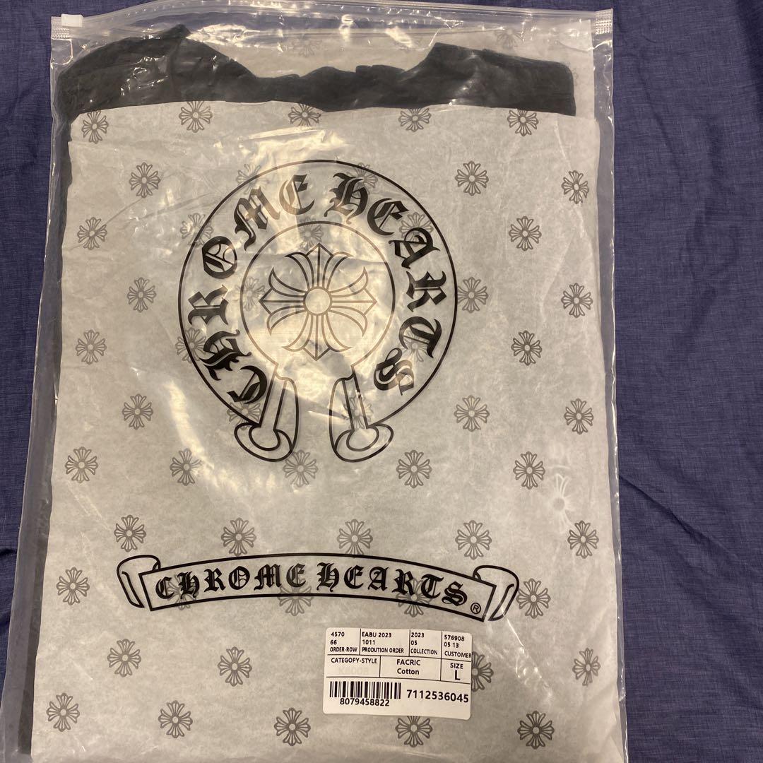 新品　CHROME HEARTS クロムハーツ　ロンT CHクロス十字架　LA