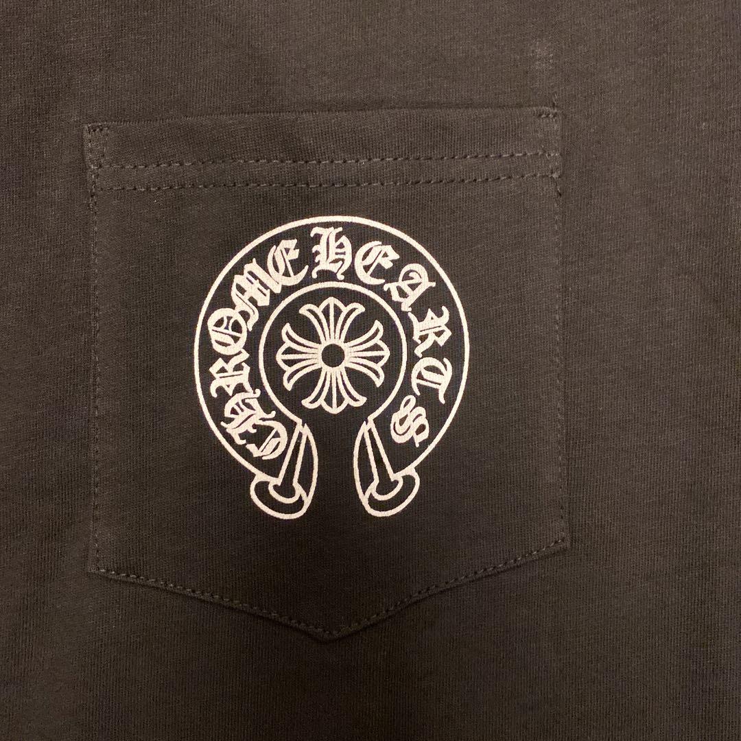 新品　CHROME HEARTS クロムハーツ　ロンT CHクロス十字架　LA