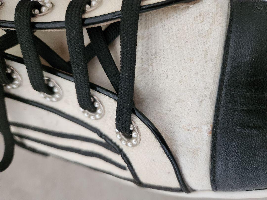 CHANEL　キャンバススニーカー　38