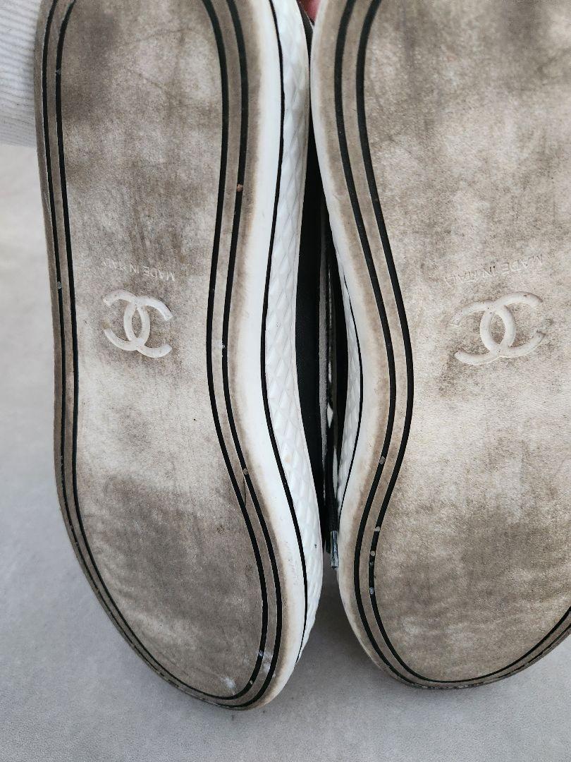 CHANEL　キャンバススニーカー　38