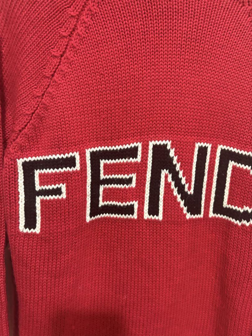 FENDI レッド タートルネックセーター L - メルカリ