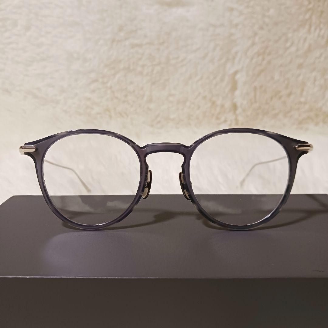 極美品★ユウイチ トヤマ U-076 ウェリントン アイウェア グレー 極美品★ユウイチ トヤマ U-076 ウェリントン アイウェア グレー