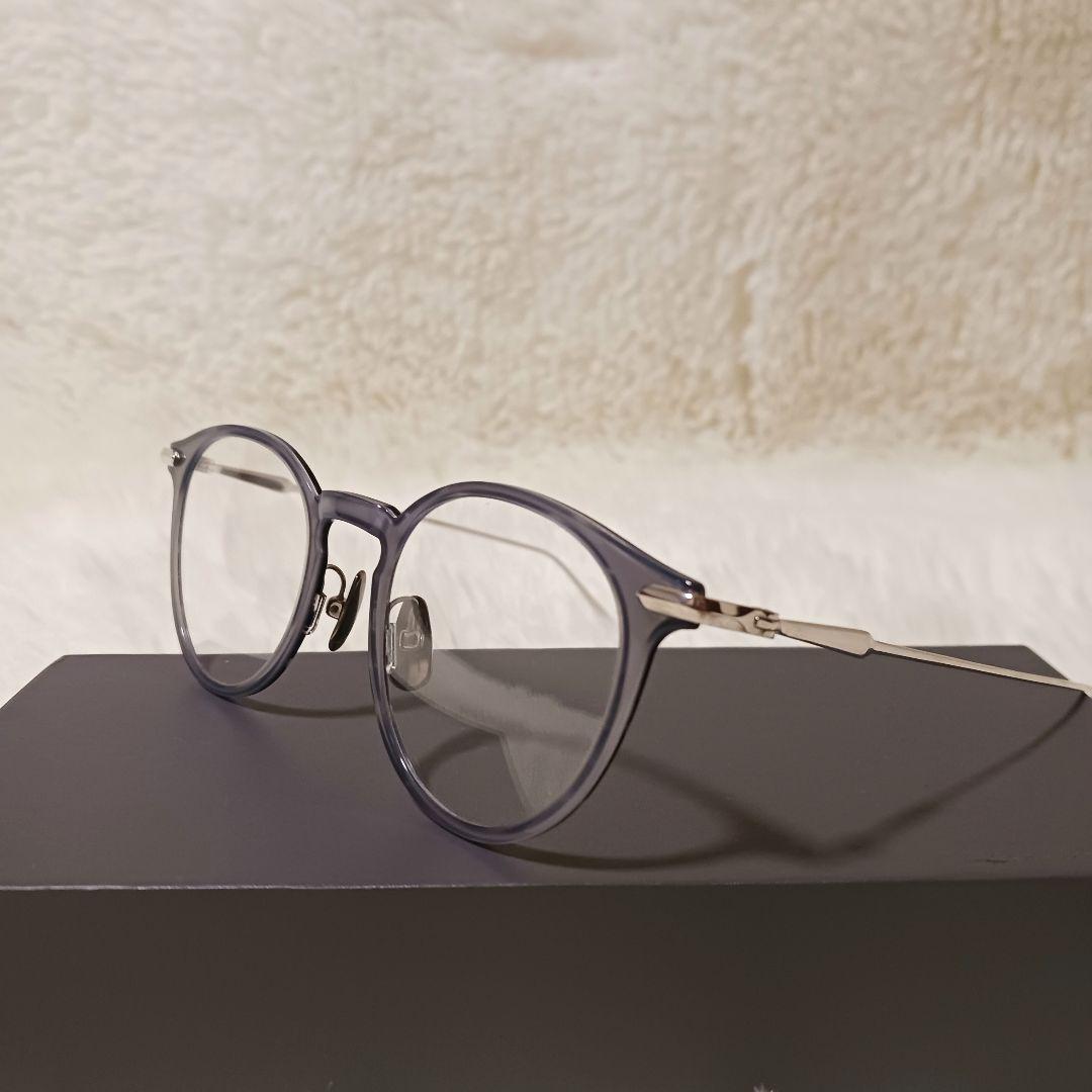 極美品★ユウイチ トヤマ U-076 ウェリントン アイウェア グレー 極美品★ユウイチ トヤマ U-076 ウェリントン アイウェア グレー