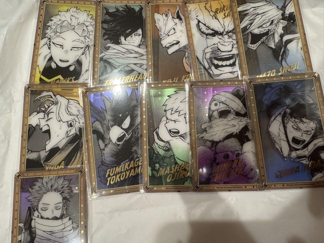 ヒロアカ原画展 クリアカード ホークス 相澤 心操 A組 ヒロアカ