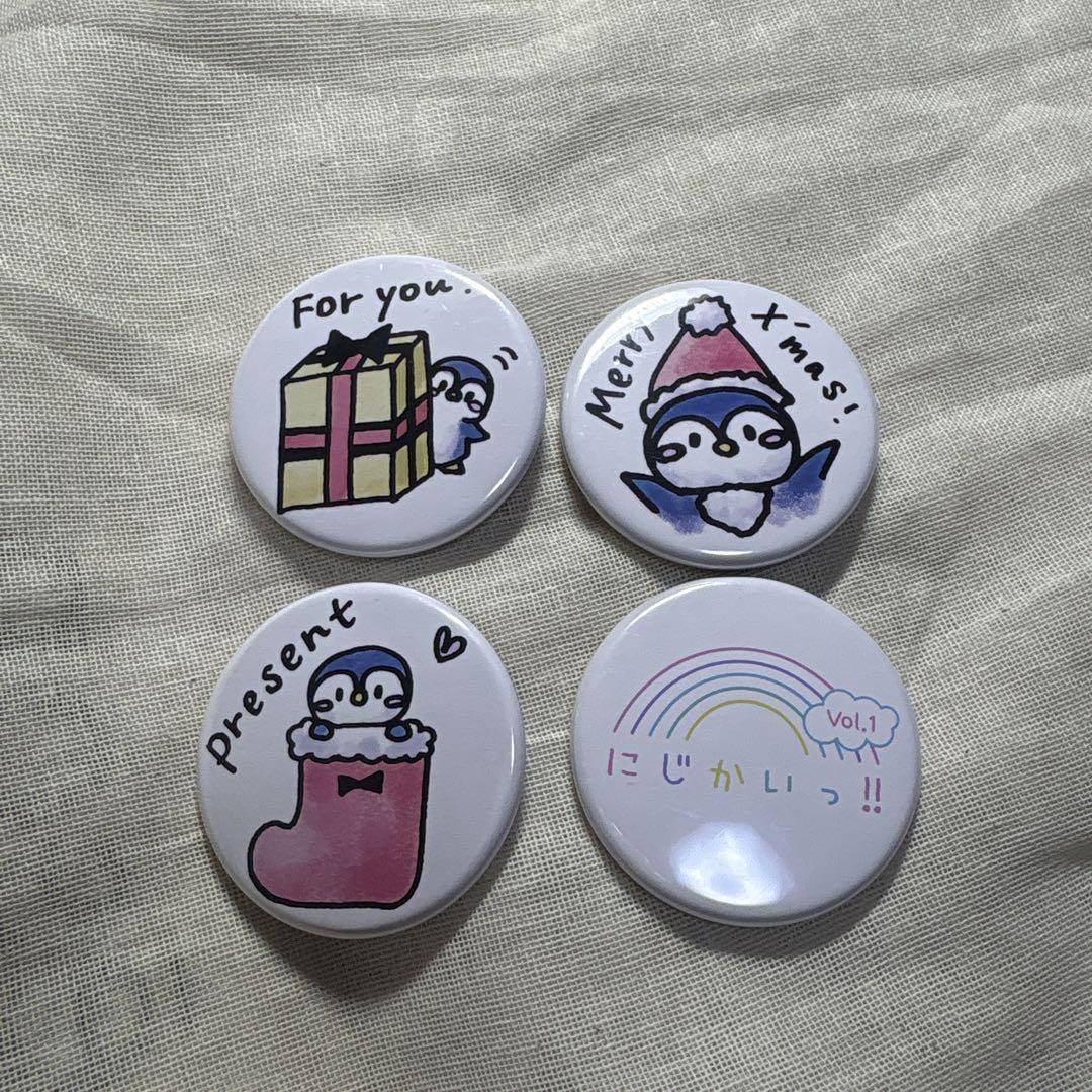 東山奈央 にじかいっ vol.1 クリスマスガチャ 参加賞缶バッジ