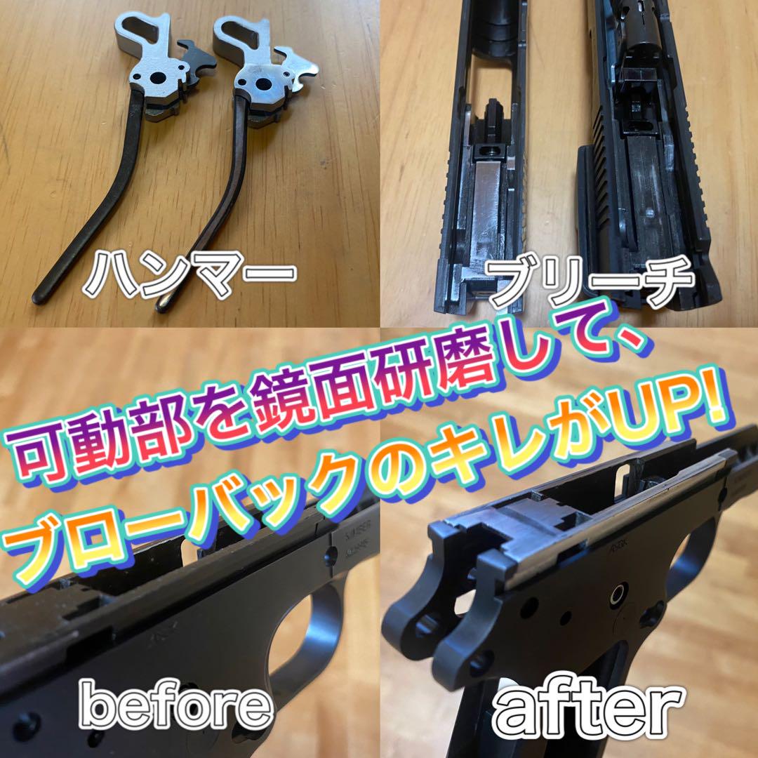 ウエスタンアームズ L.Aヴィッカーズ トリガーカスタム 【WA】【m1911】 画像6