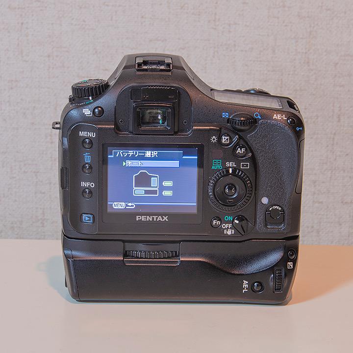 PENTAX K10Dバッテリーグリップ付