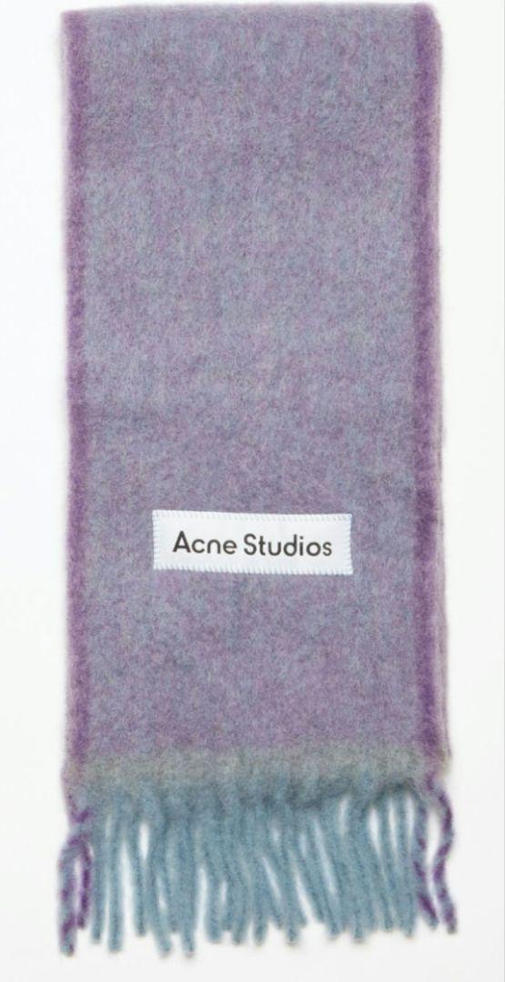 Acne Studios　マフラー　新作　ラベンダー　パープル