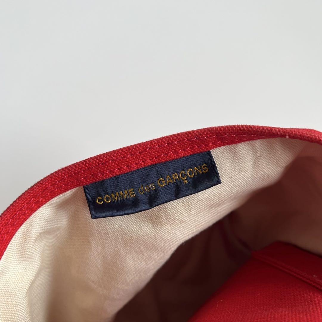 COMME des GARCONS CANVAS CUBE HAND BAG