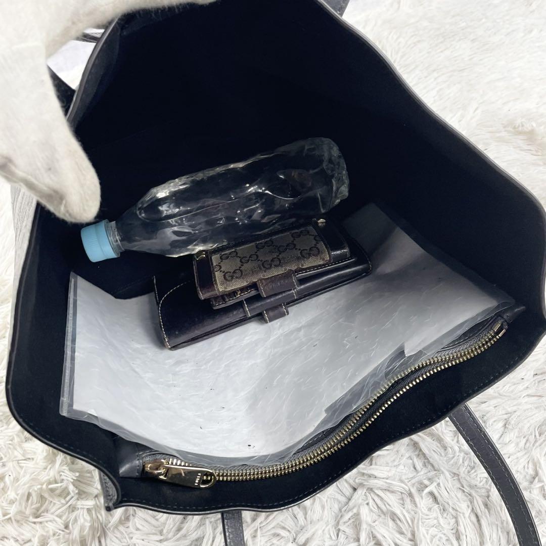A4可 美品 フルラ レザー トートバッグ エラ クロコ ロゴ 肩掛け