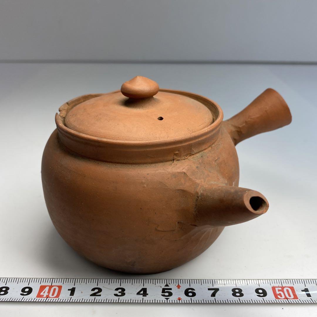 朱泥急須横幅約13.5cm 東Y6-0522②