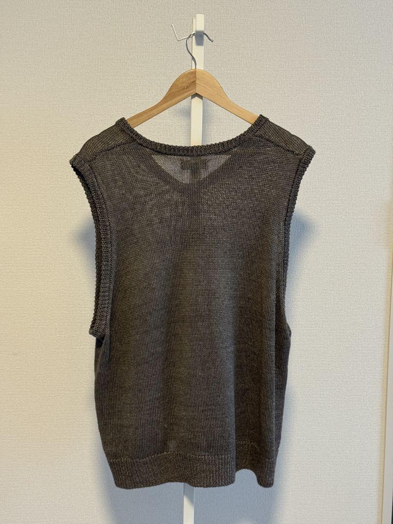 モーガン蔵人着用 Stussy LOOSE KNIT LINEN VEST