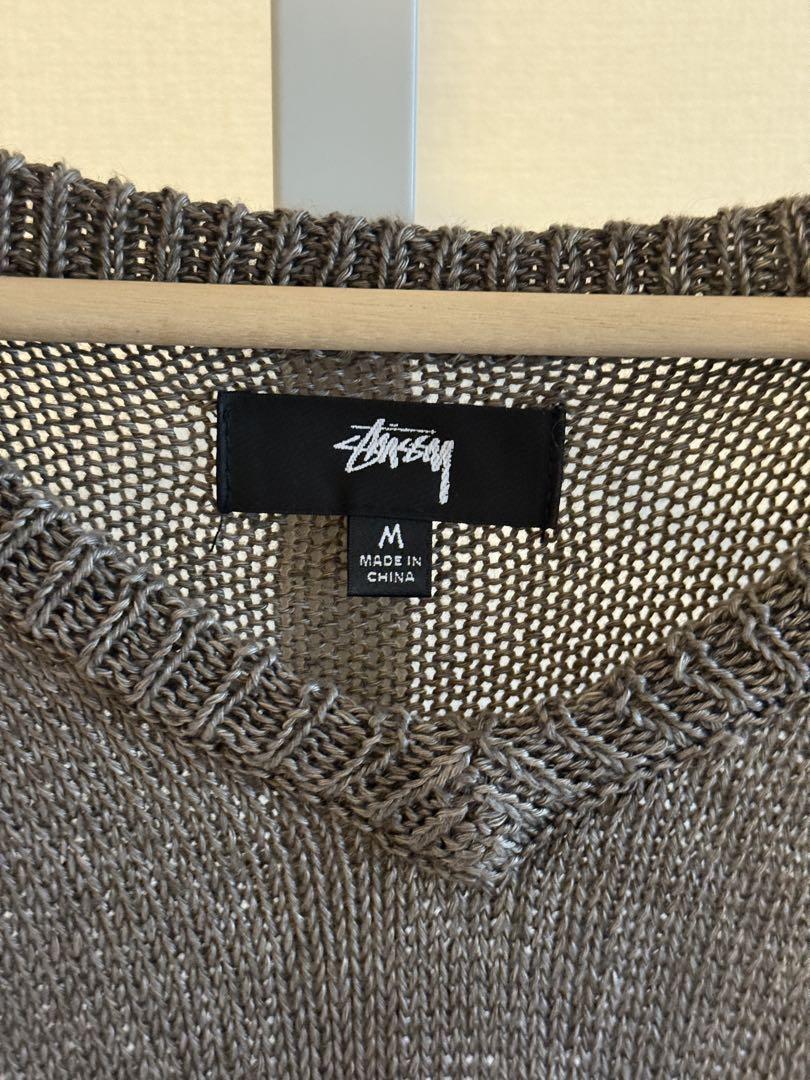 モーガン蔵人着用 Stussy LOOSE KNIT LINEN VEST