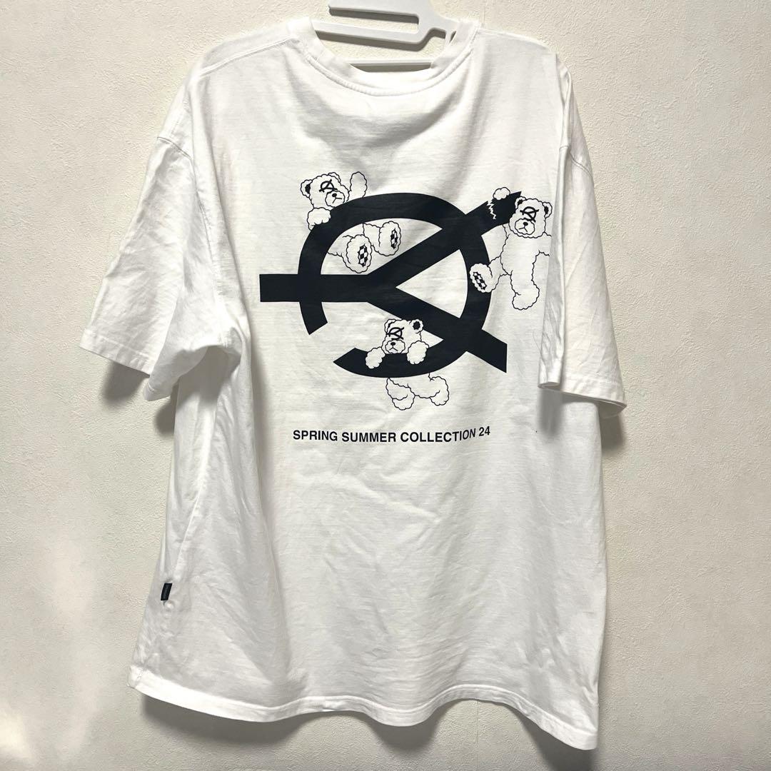 OY オーワイ　パズルオードリー　ロンT くま　サブカル　地雷　白 OY（オーワイ）の「『OY/オーワイ』 PUZZLE ODOLLY LONG SLEEVE