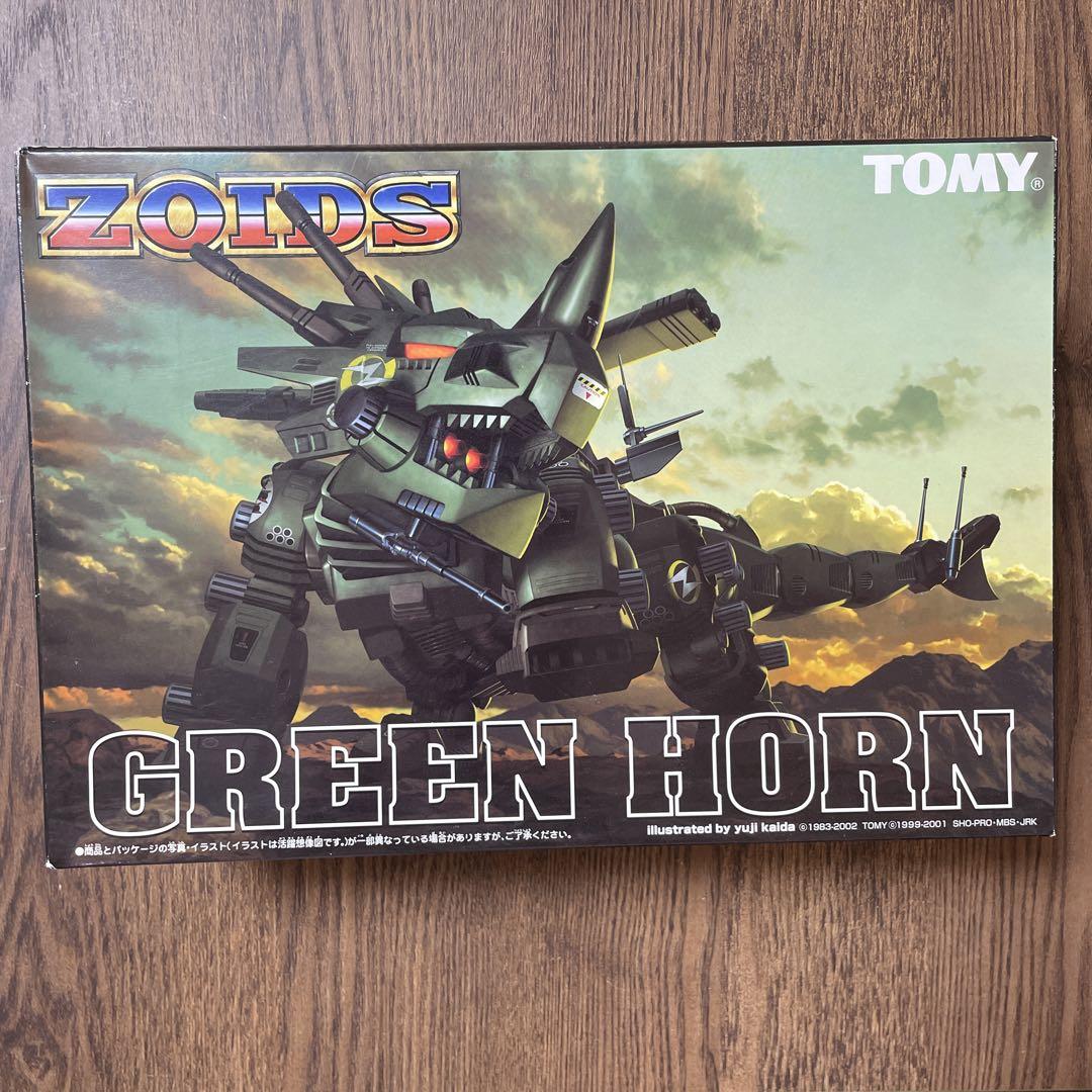 TOMY ゾイド 妄想戦記　グリーンホーン　ビームガトリングセット　組み立て済