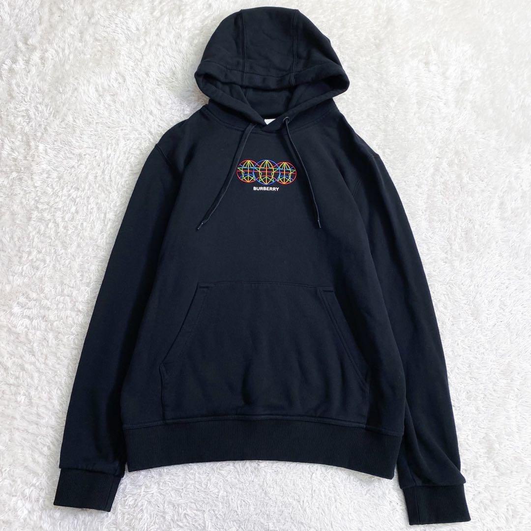 バーバリー　パーカー　刺繍　Winston Globe Hoodie