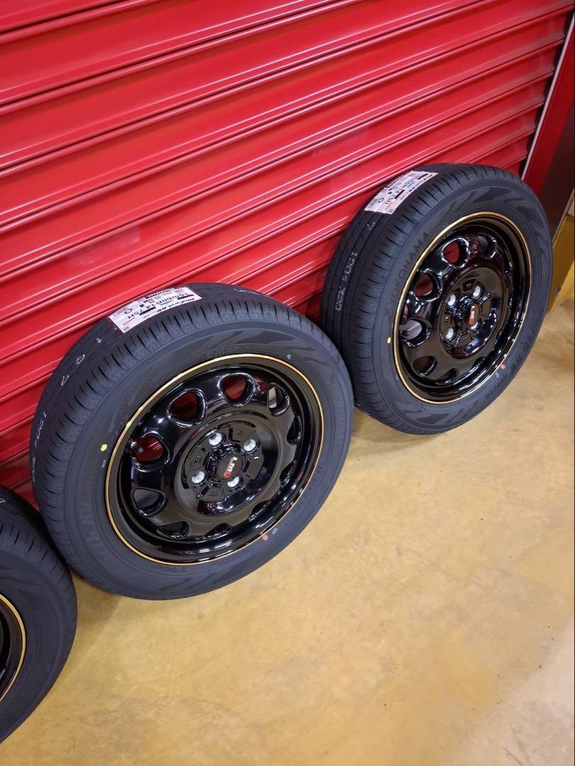 エブリィワゴン DA17W 165/60R14 タイヤ・ホイールセット 4本