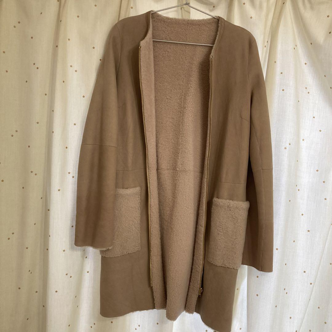 ANAYI ベージュ ムートン　コート