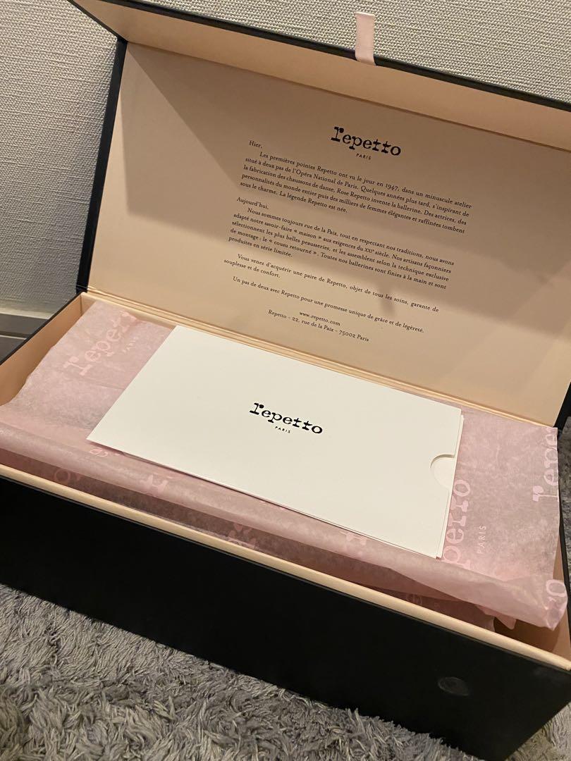 repetto レペット フラットシューズ バレエシューズ 38 ピンクベージュ