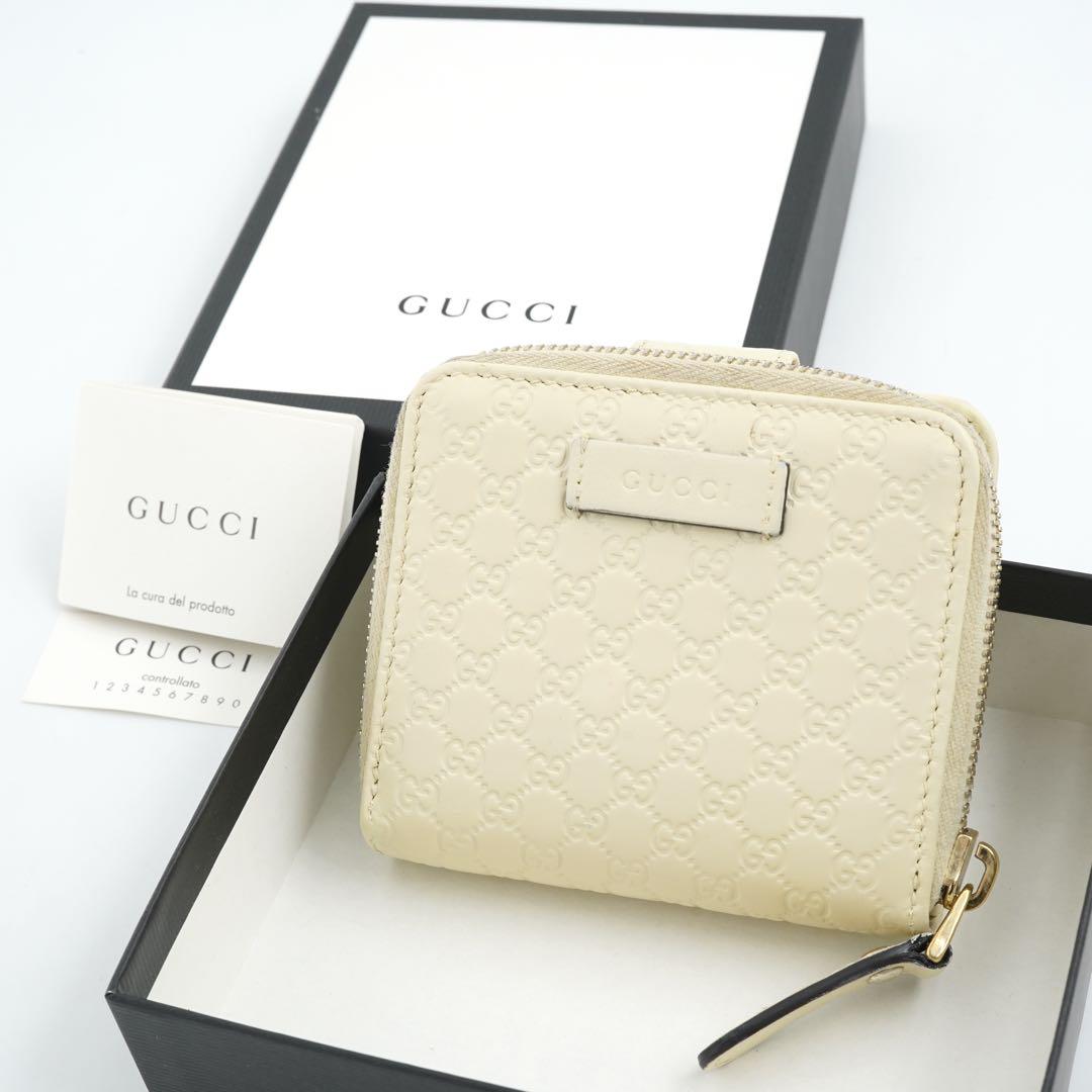 ✨未使用展示品・箱付き✨ GUCCI ミニ財布 マイクロGG インター ✨未使用展示品・箱付き✨ GUCCI ミニ財布 マイクロGG インター