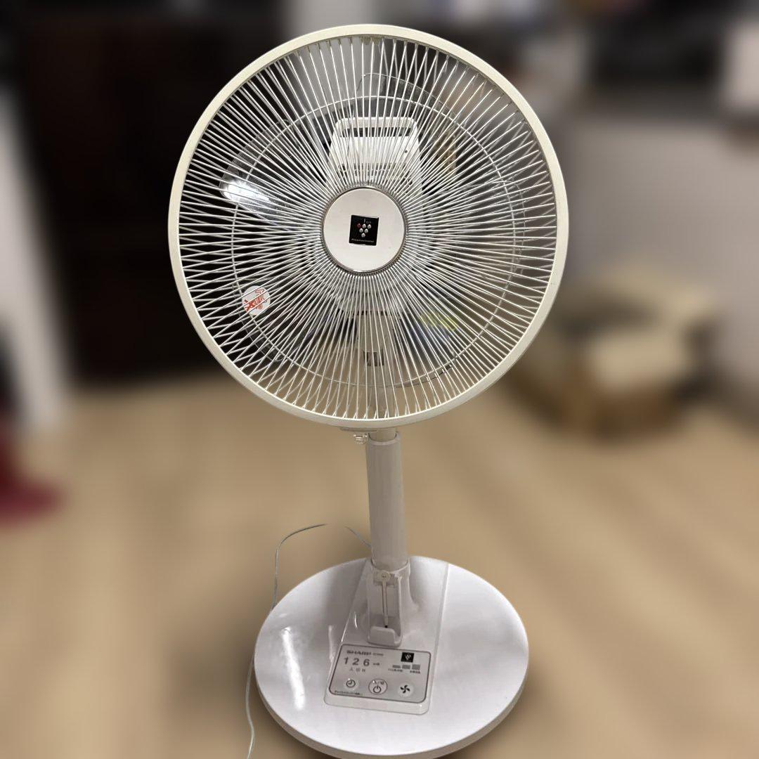 【新品未使用品】SHARP 　プラズマクラスター　扇風機　pj-h3as-w SHARP シャープ プラズマクラスター扇風機 PJ-H3AS-W 2018年製