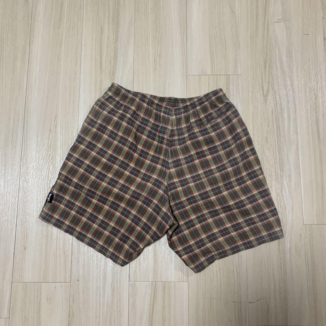 Stussy Elastic Waist Shorts Mens S Army Olive Green 8
